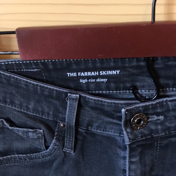 Ag Adriano Goldschmied Gray Farrah High Rise Skinny Jeans Size 26 R - Picture 3 of 9